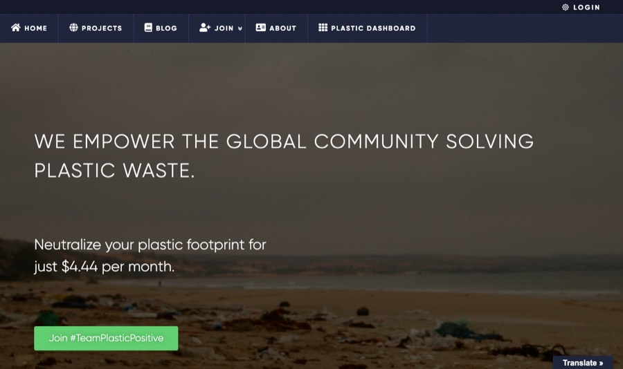 World Vs Plastic website